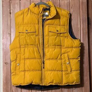 Goodfellow & Co Yellow Quilted Vest